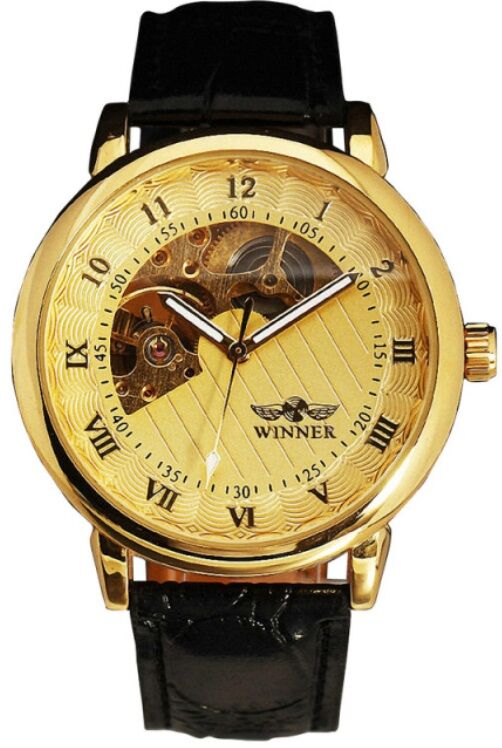 

Мужские Часы Winner Gold Tone
