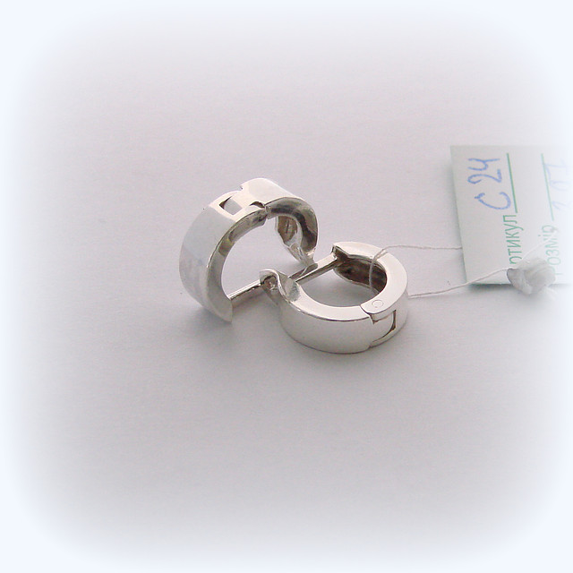 

Серебряные серьги-колечки 925 проба