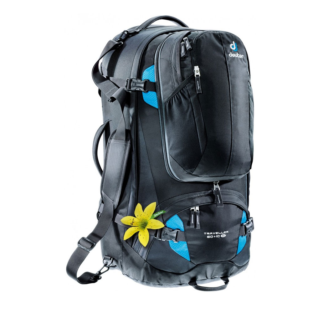 

Рюкзак Deuter Traveller SL, 60+10 л, black-turquoise