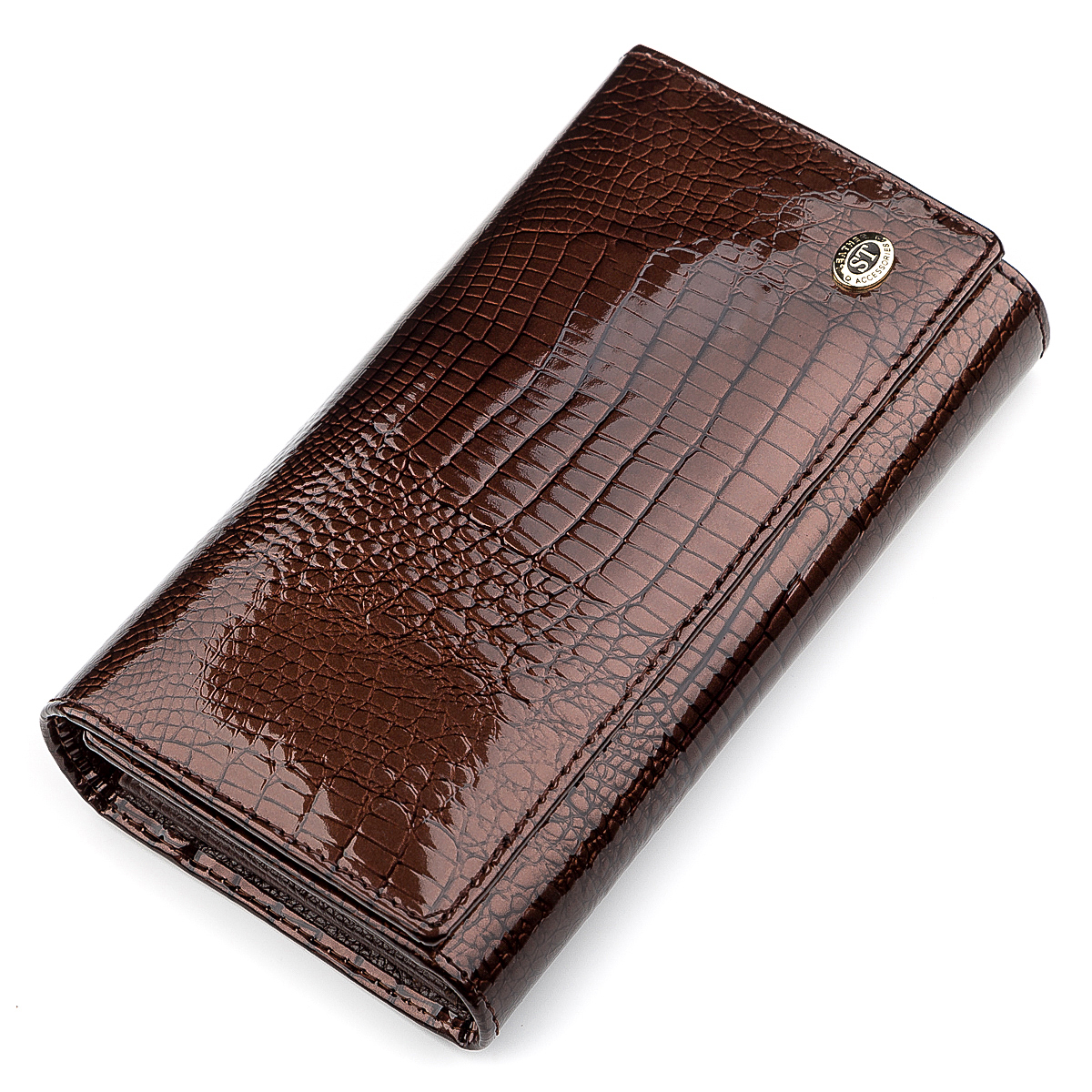 

Кошелек женский ST Leather 18427 вместительный Коричневый
