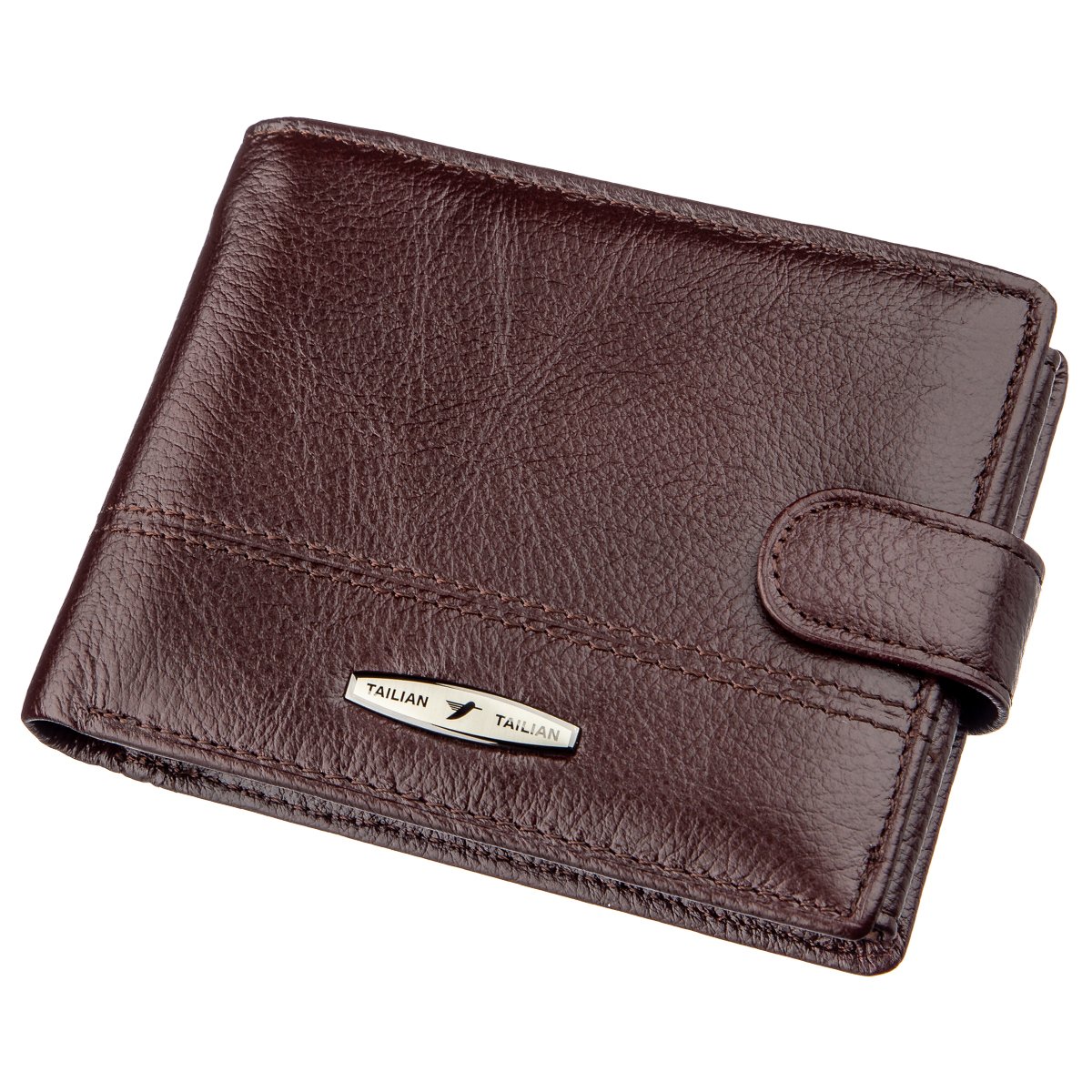 

Кошелек мужской флотар кожаный TAILIAN 18995 Коричневый
