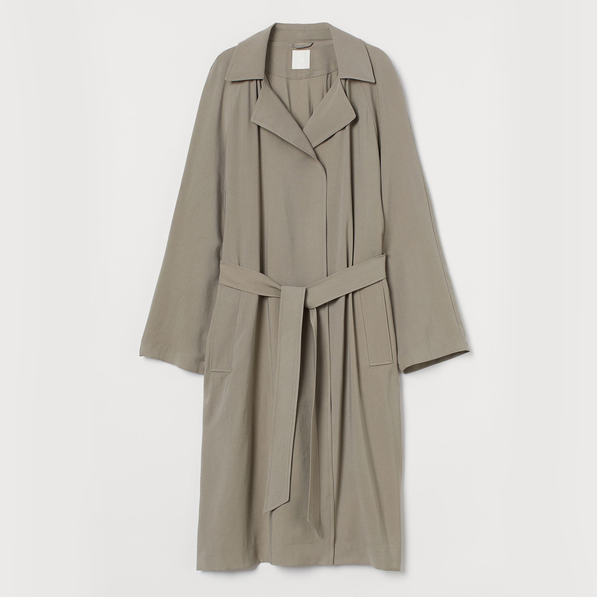

Плащ H&M 9517753abr XXL Серый с зеленым