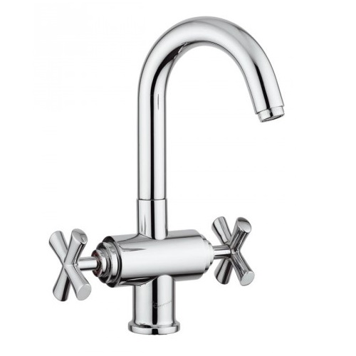 

Смеситель для раковины EMMEVI SPIRIT NEW CR31003 поворотный излив, хром