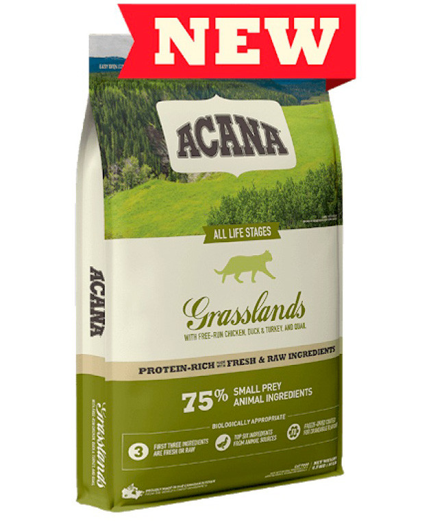 

Сухой корм Acana Grasslands Cat (Акана) для кошек всех пород и возрастов 1.8 кг
