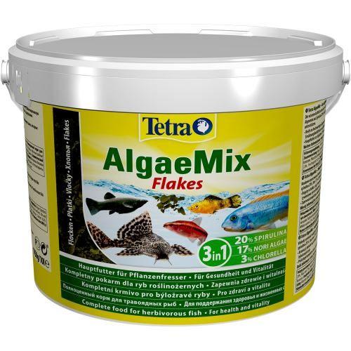 

Сухой корм Tetra Algae Mix для аквариумных травоядных рыб в хлопьях 10 л