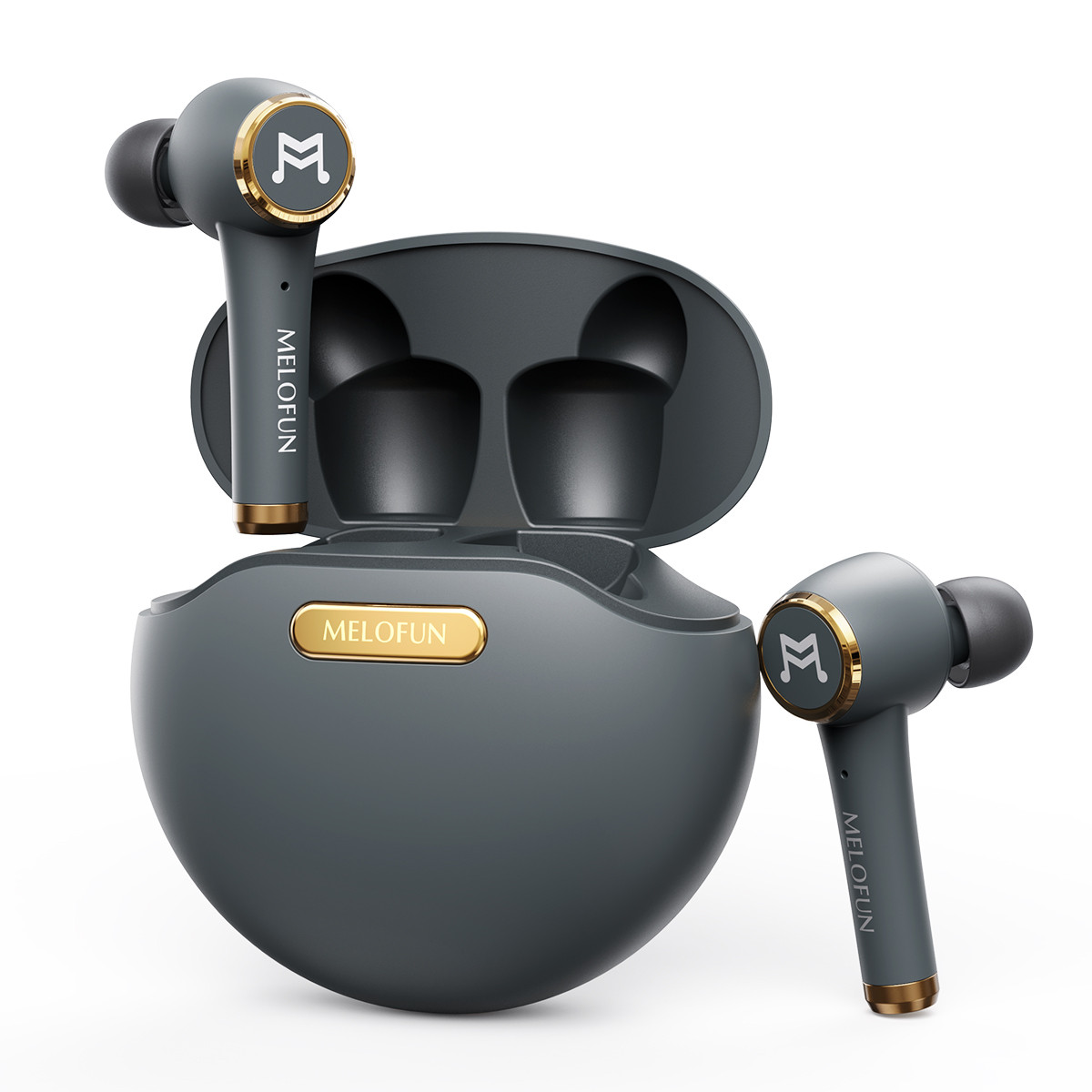 

Беспроводные TWS наушники Melofun PowerPods Grey