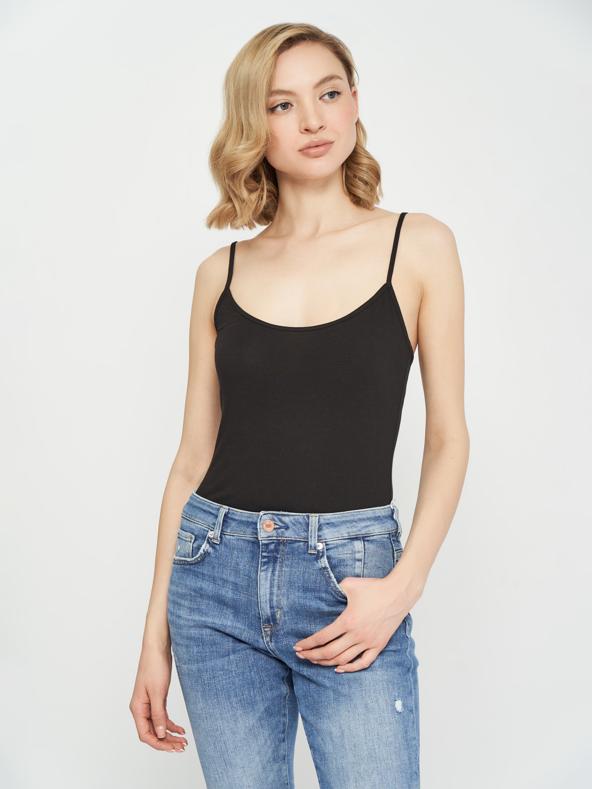 

Майка H&M 01087752  Черная, Майка H&M 01087752 S Черная