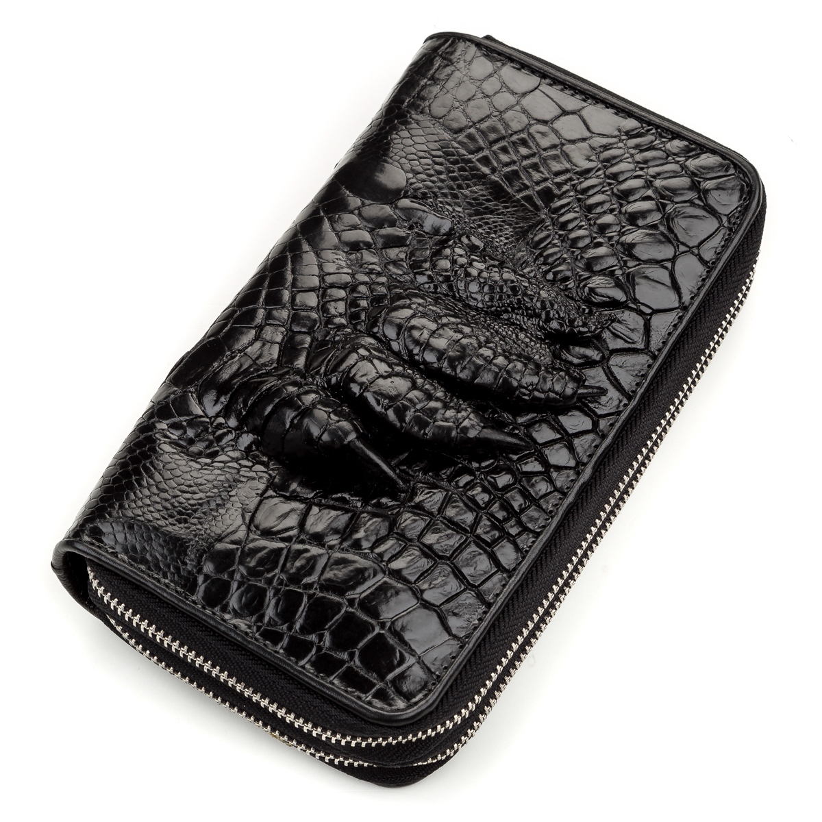 

Кошелек-клатч CROCODILE LEATHER 18174 из натуральной кожи крокодила Черный