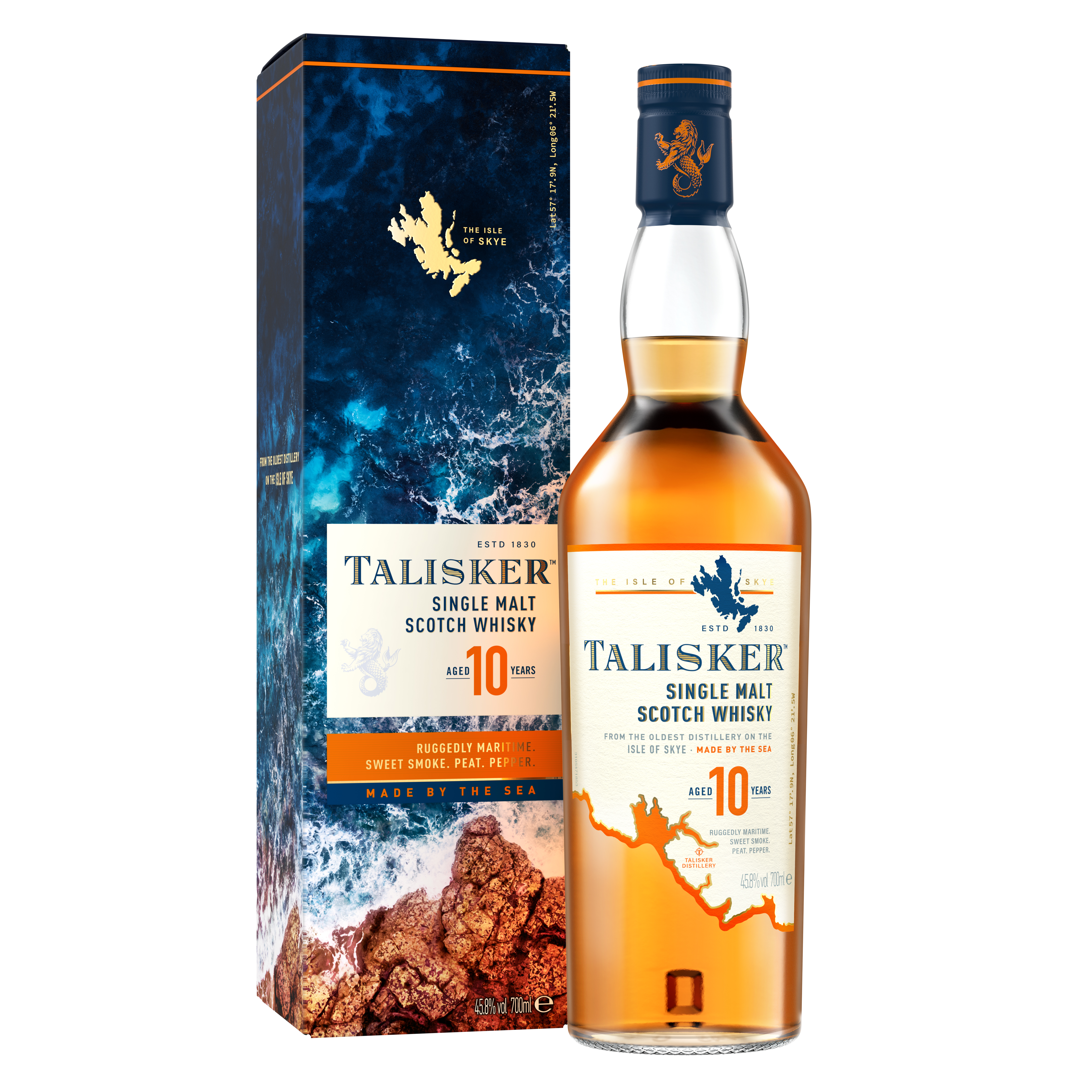 Акція на Виски Talisker 10 лет выдержки 0.7 л 45.8% (5000281005416) від Rozetka UA