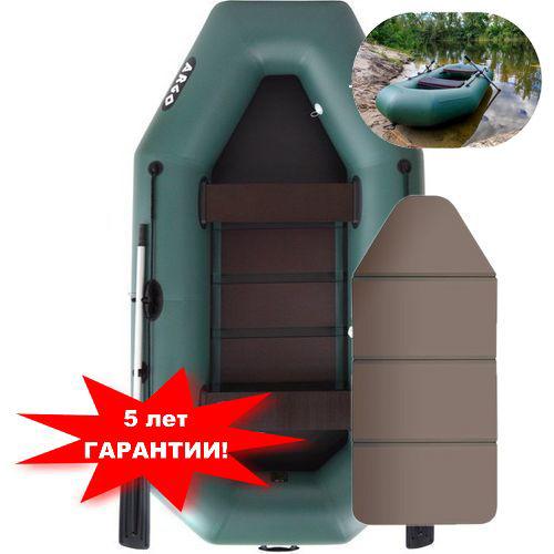 

Надувная лодка Argo A-280K. Гребная; 2,80м; Трехместная; 850/950ПВХ; Сплошное днище.