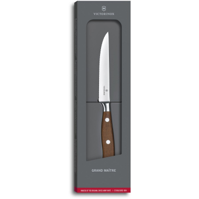 

Кухонный нож Victorinox Grand Maitre Steak 12см Serrated Wood (7.7200.12WG)