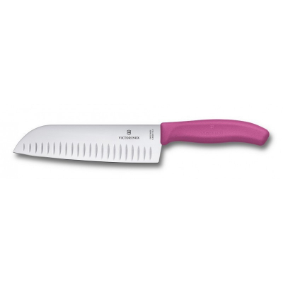 

Кухонный нож Victorinox SwissClassic Santoku 17 см Pink (6.8526.17L5B)