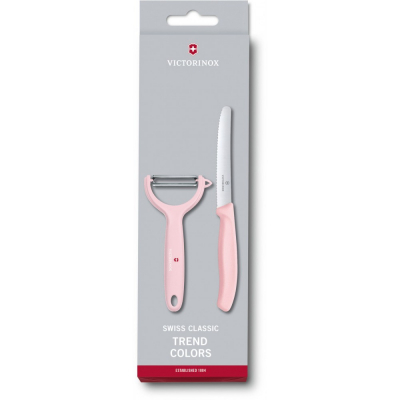 

Набор ножей Victorinox SwissClassic Paring Set Tomato and Kiwi Light Pink (6.7116.23L52)