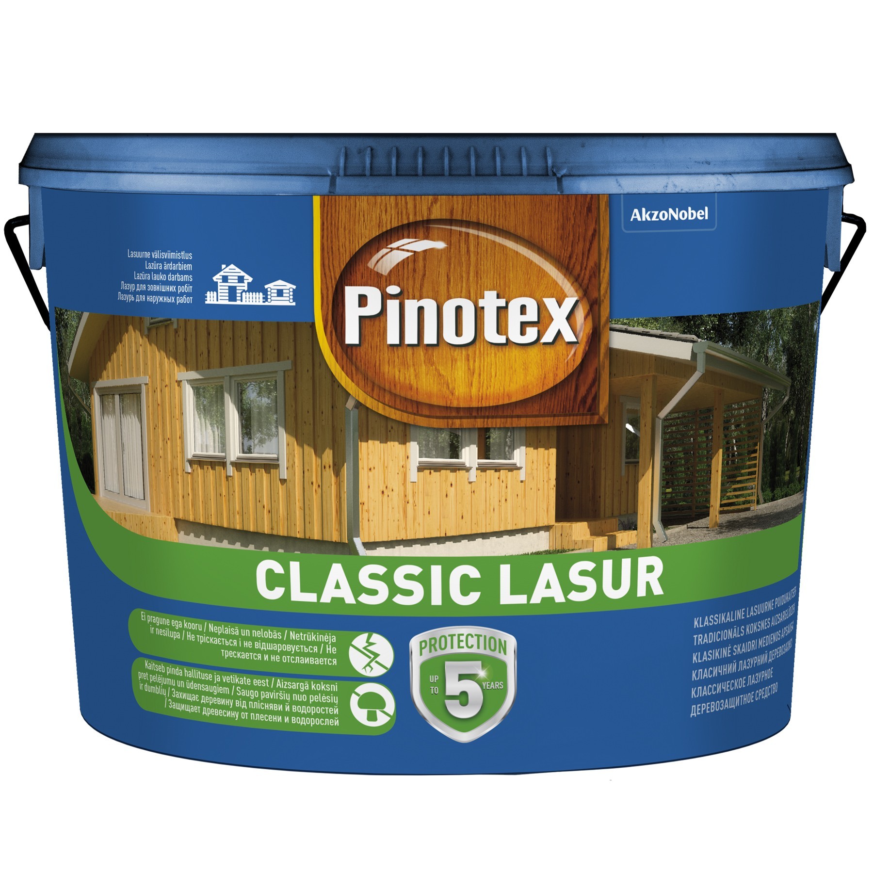 

Защитно-декоративное средство для древесины PINOTEX CLASSIC LASUR тик 10 л.