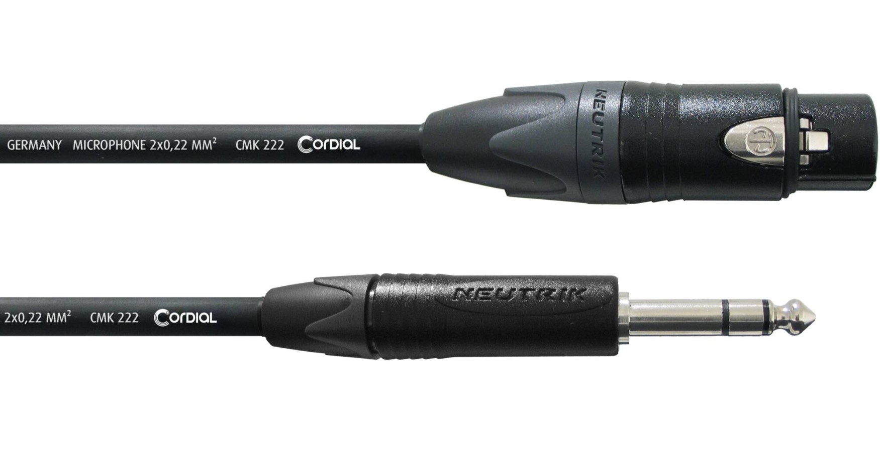 

Балансный аудио кабель Jack 6.3 — XLR Female 5м Cordial CPM 5 FV