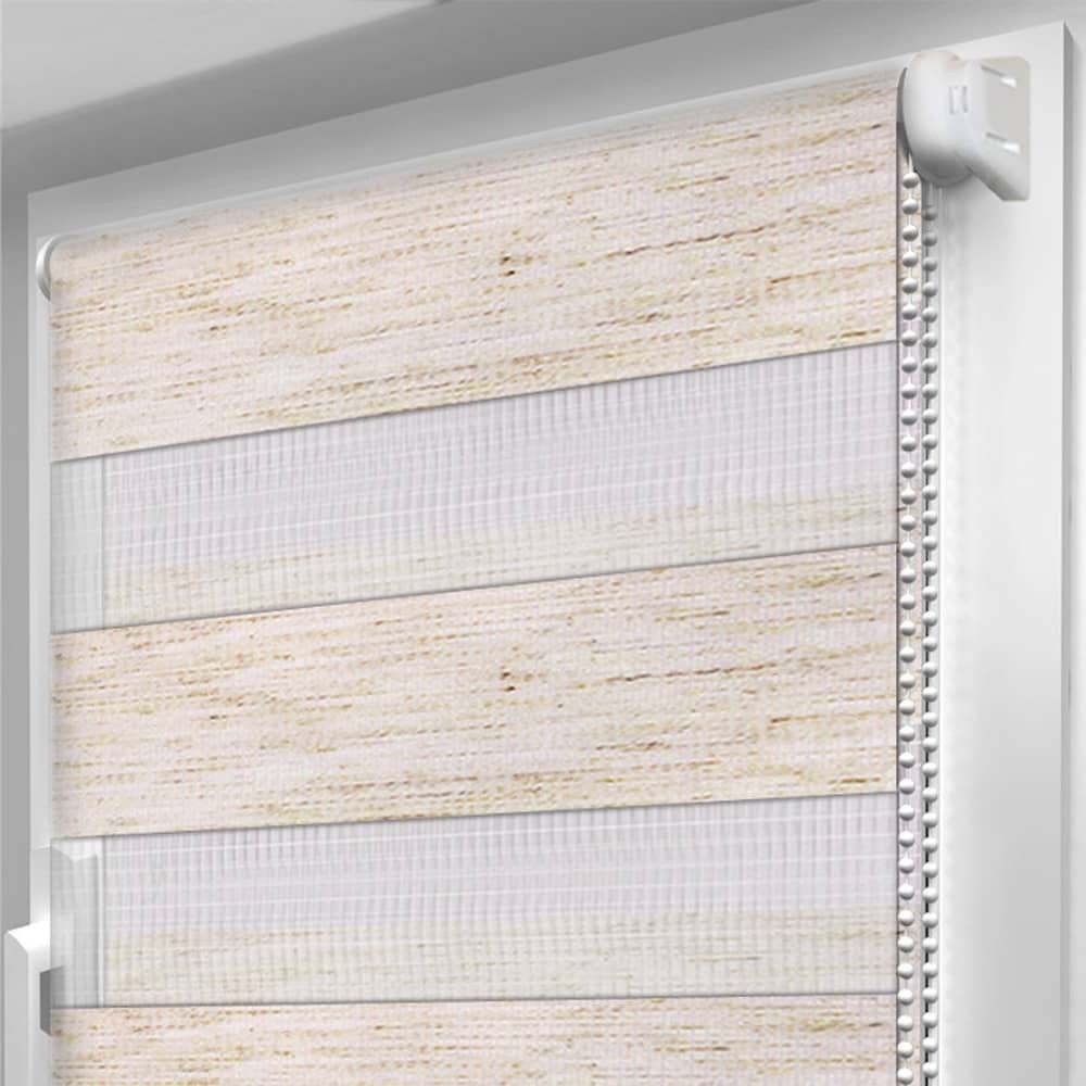 

Рулонная штора День-Ночь SPS-MARKET ВН-08 лен 65х145 см