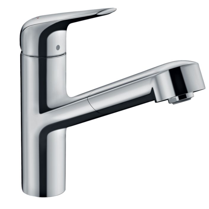 

Смеситель для кухни Hansgrohe Focus M427-H150 с выдвижным изливом, хром (71814000)