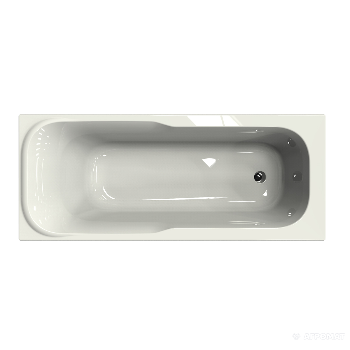 

XWP357000N Ванна акрилова прямокутна SENSA 170x70 см, біла, без ніжок