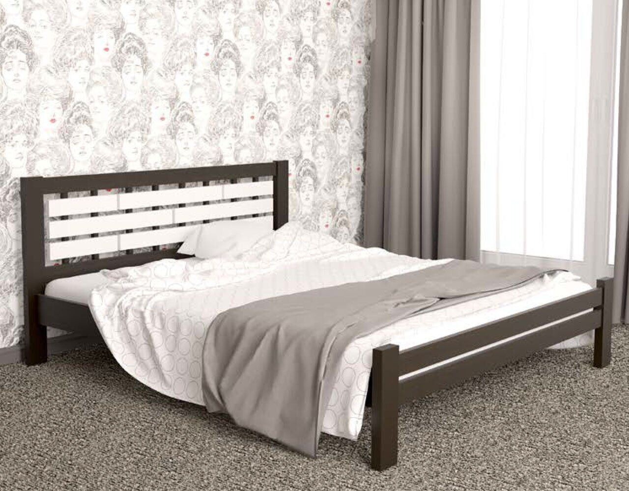

Кровать Wellmebely Марго 1800x2000 венге