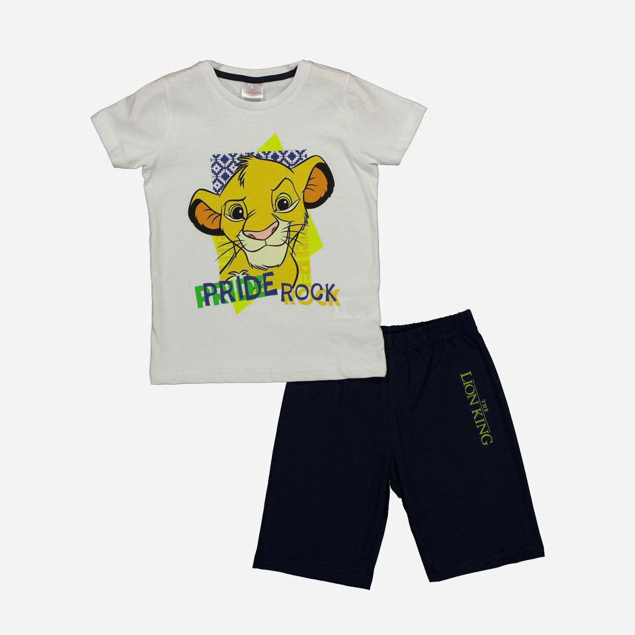 

Костюм (футболка + шорты) Disney The Lion King AS17585 104 см Бело-черный