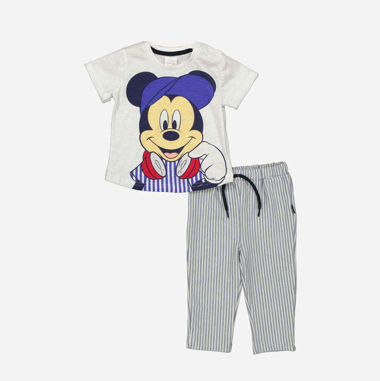 

Костюм (футболка + брюки) Disney Mickey Mouse MC17268 80-86 см Белый