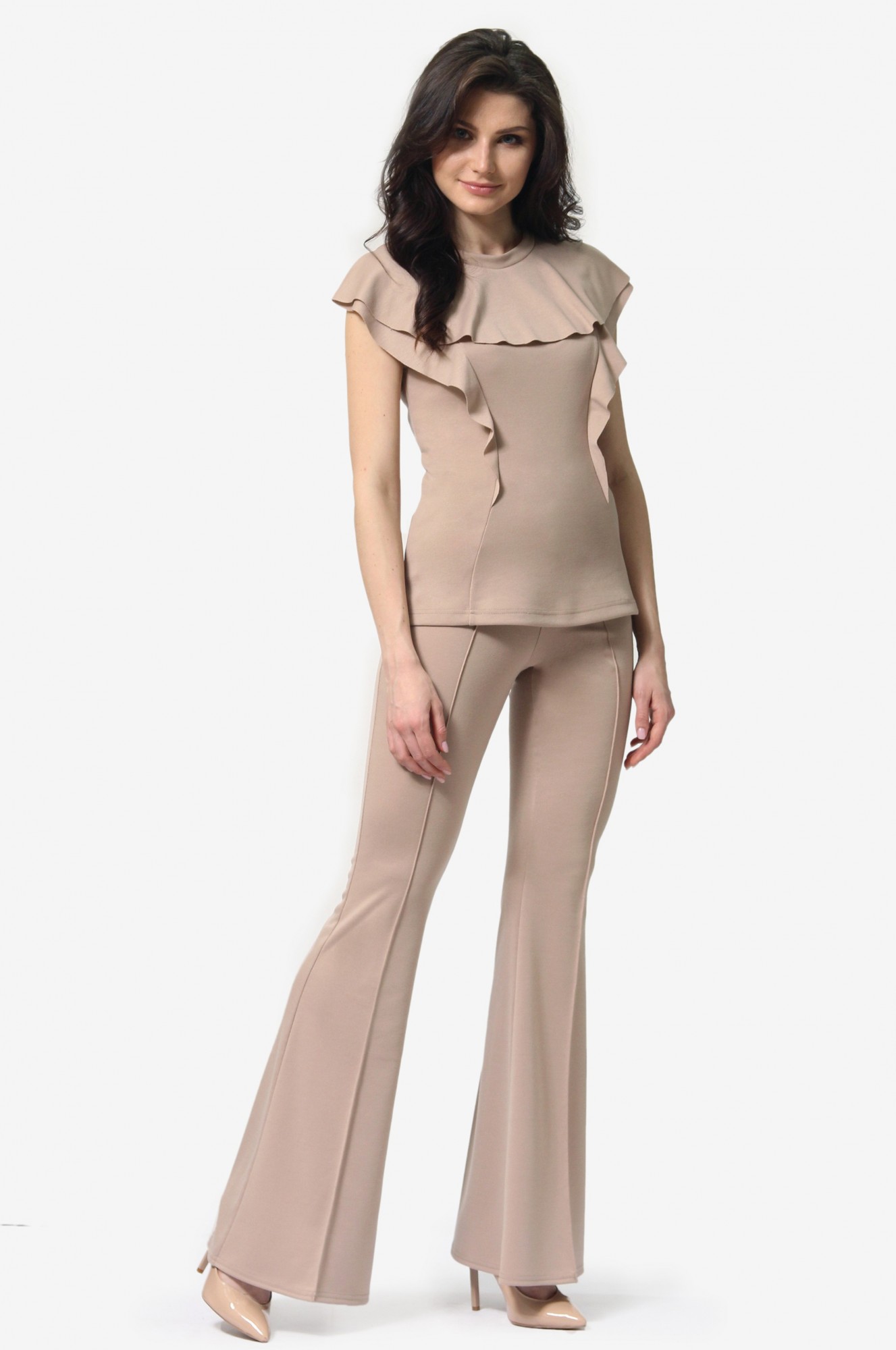 

Женский костюм FEM, Изабелла песочный 3XL