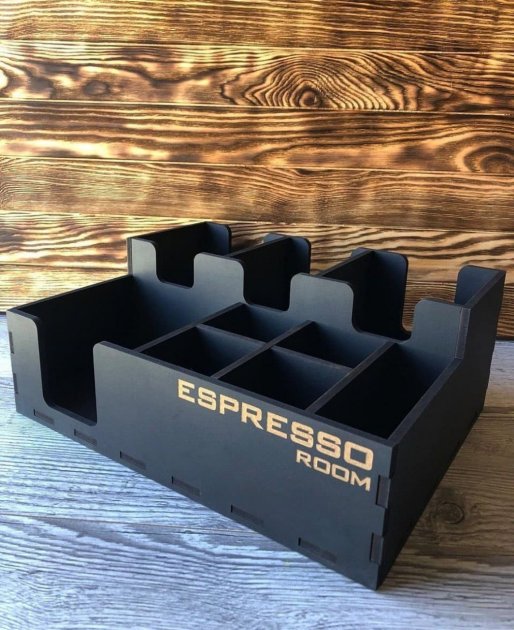 

Барный органайзер Amberwood "Espresso One" Black
