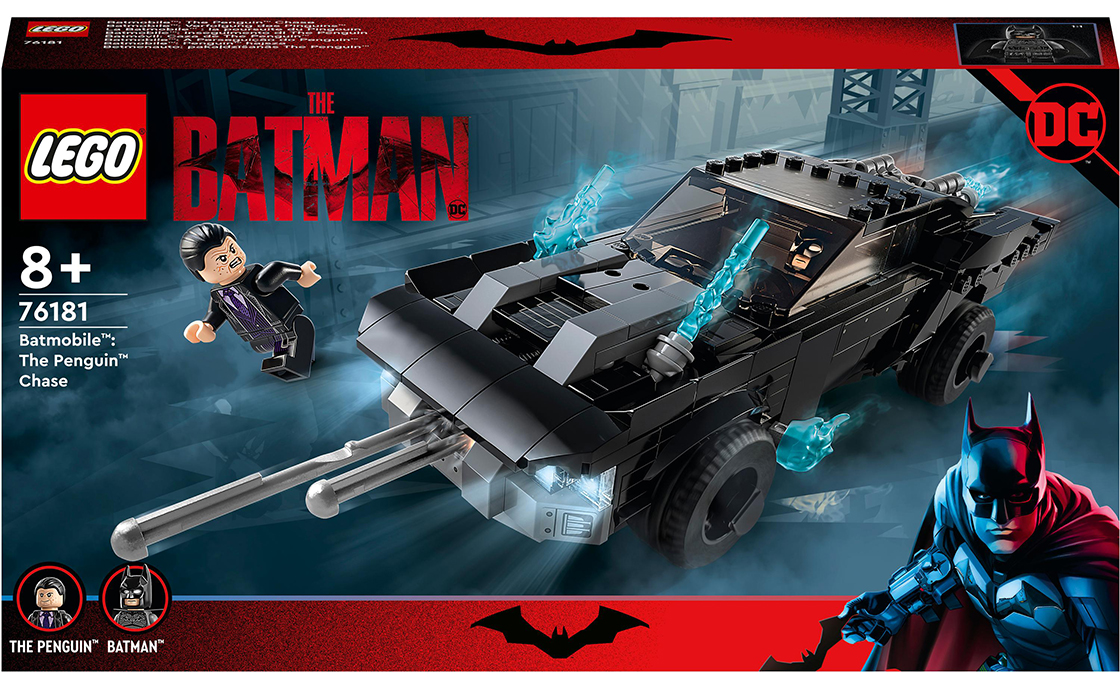 

Конструктор LEGO DC Batman™ Бетмобіль: переслідування Пінгвіна 392 деталей (76181)