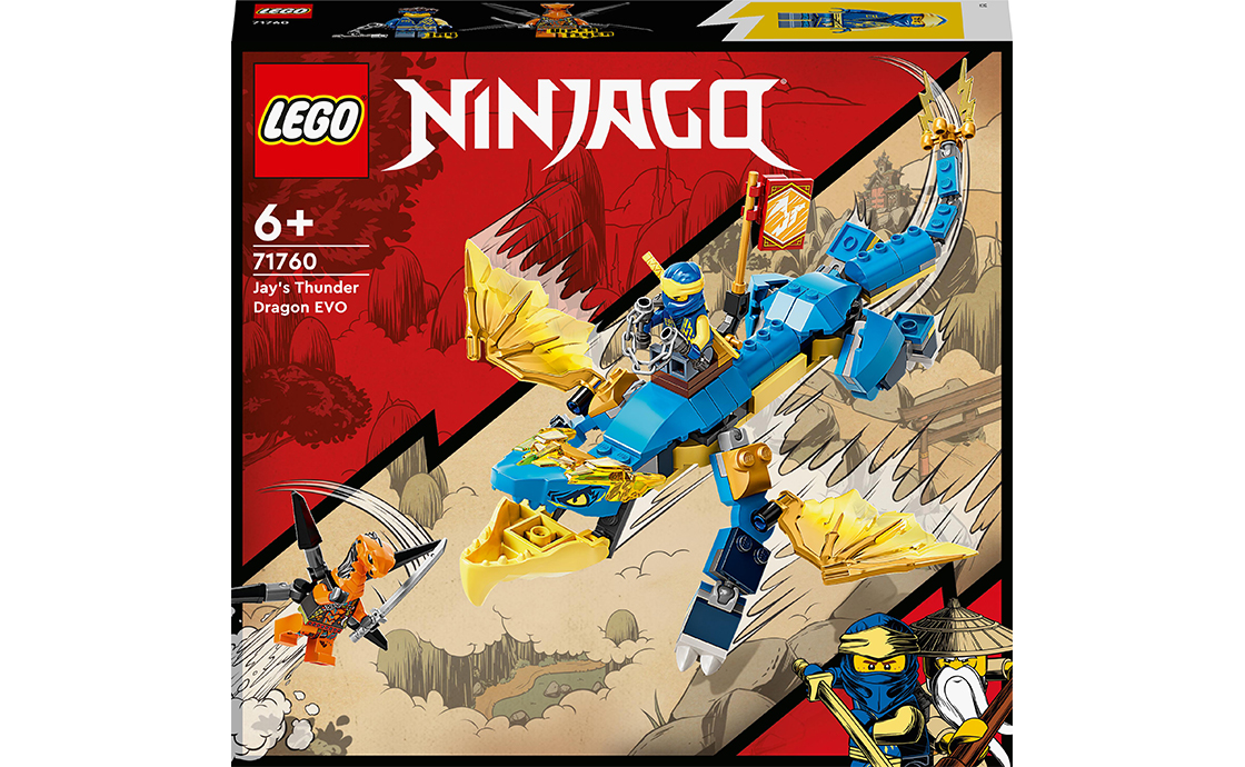 

Конструктор LEGO Дракон бурі Джея EVO 140 деталей (71760)