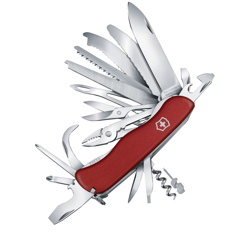 

Нож складной, мультитул Victorinox Workchamp XL (30 функций) Красный