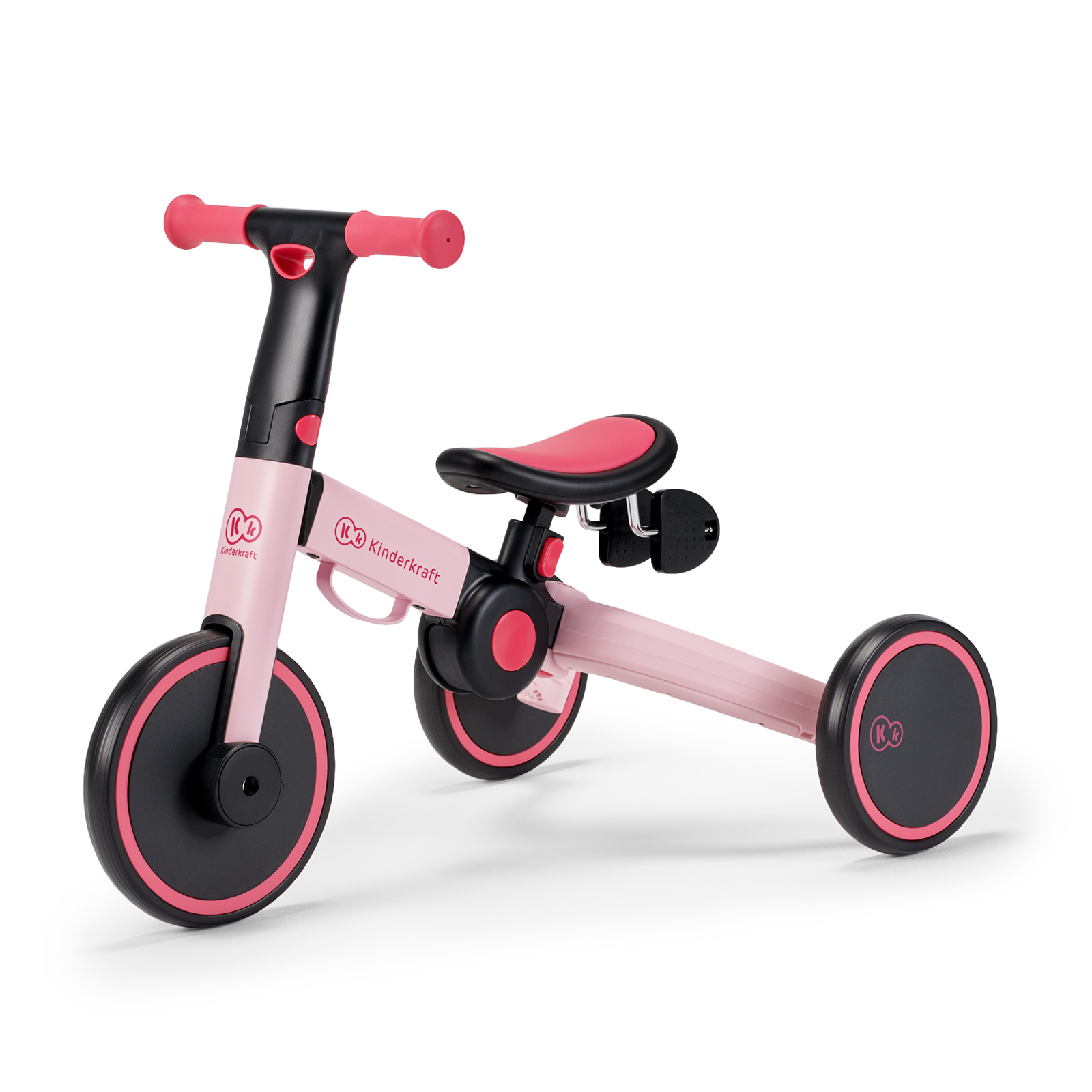

Трехколесный велосипед 3 в 1 Kinderkraft 4TRIKE Candy Pink (KR4TRI00PNK0000)
