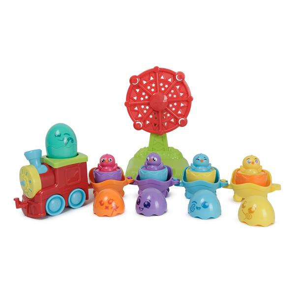 

Игровой набор Toomies Поезд с аттракционом (E73099)