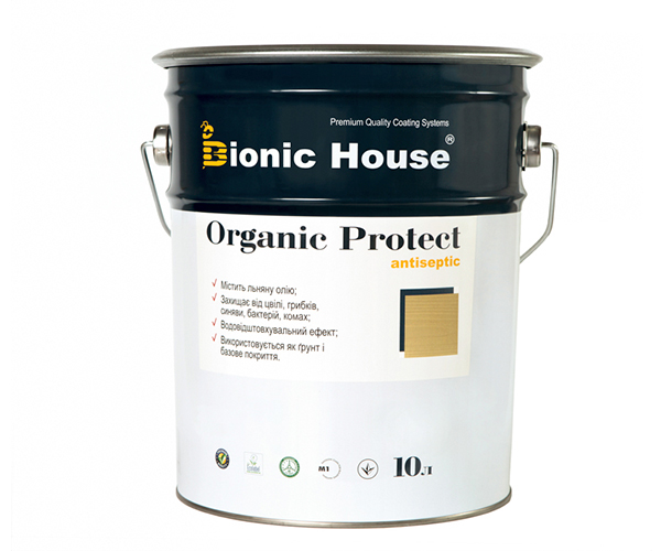

Антисептик для дерева ORGANIC PROTECT Bionic-House 10л Бесцветный