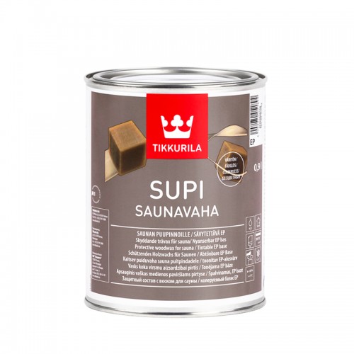 

Защитный воск для внутренних поверхностей Supi Saunavaha – Tikkurila (банка 0,9 л)