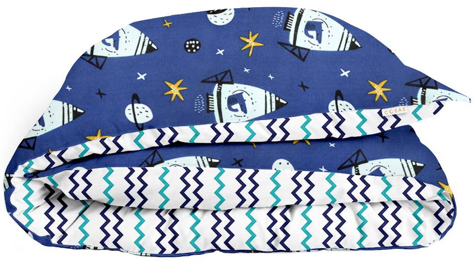 

Пододеяльник Cosas Lupari Space Zigsea 155 х 215 см