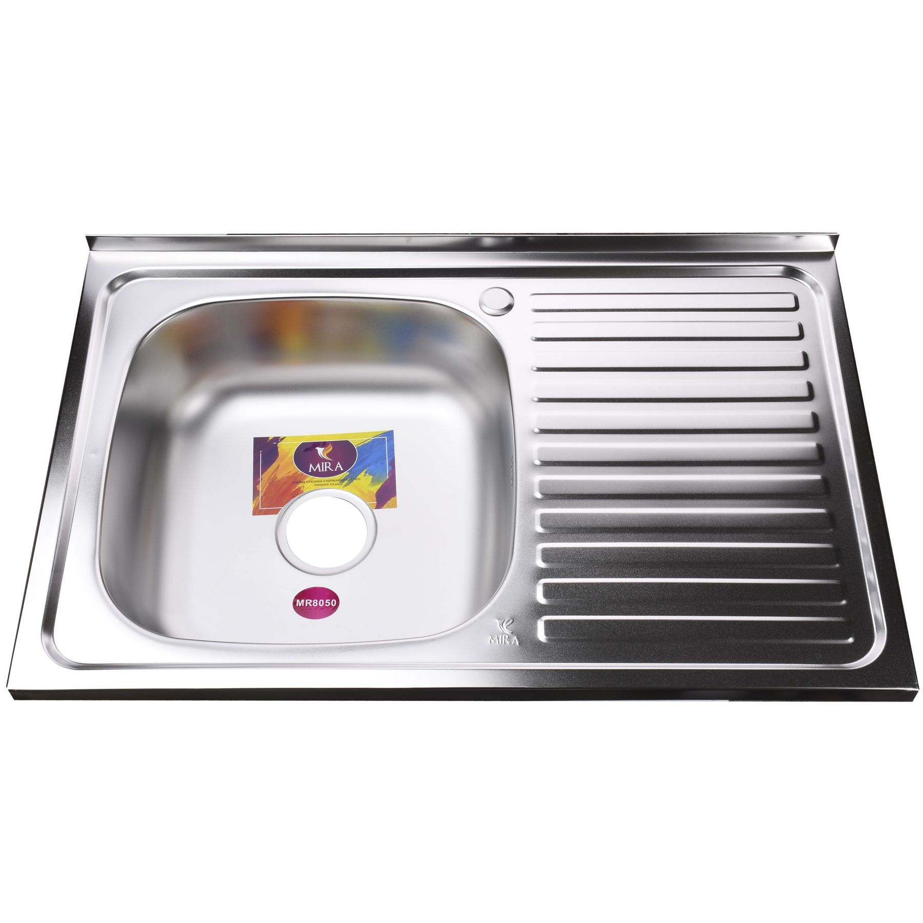 

Мойка кухонная Mira MR 8050 L E Satin Left
