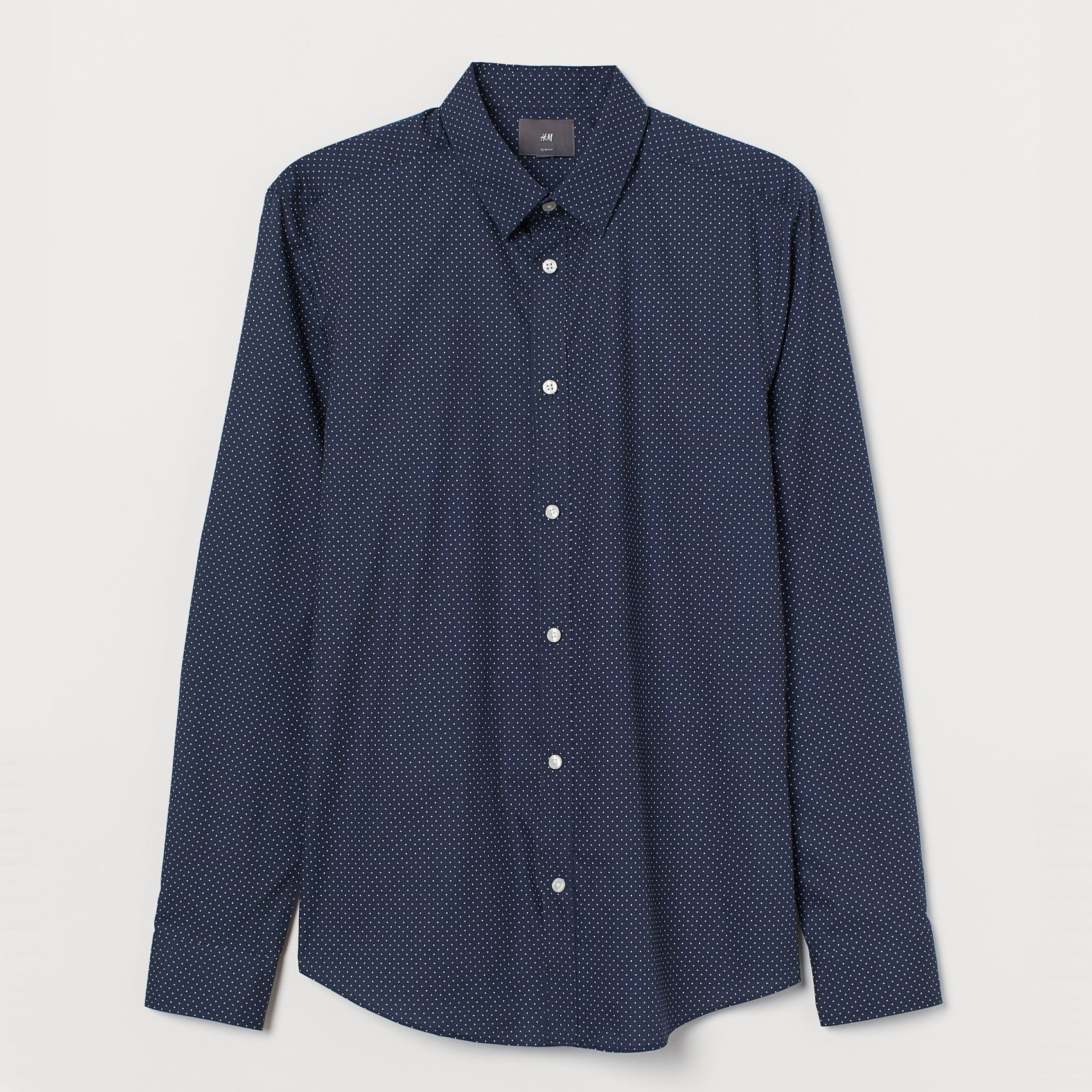 

Рубашка H& 7817580log  Темно-синяя, Рубашка H&M 7817580log M Темно-синяя