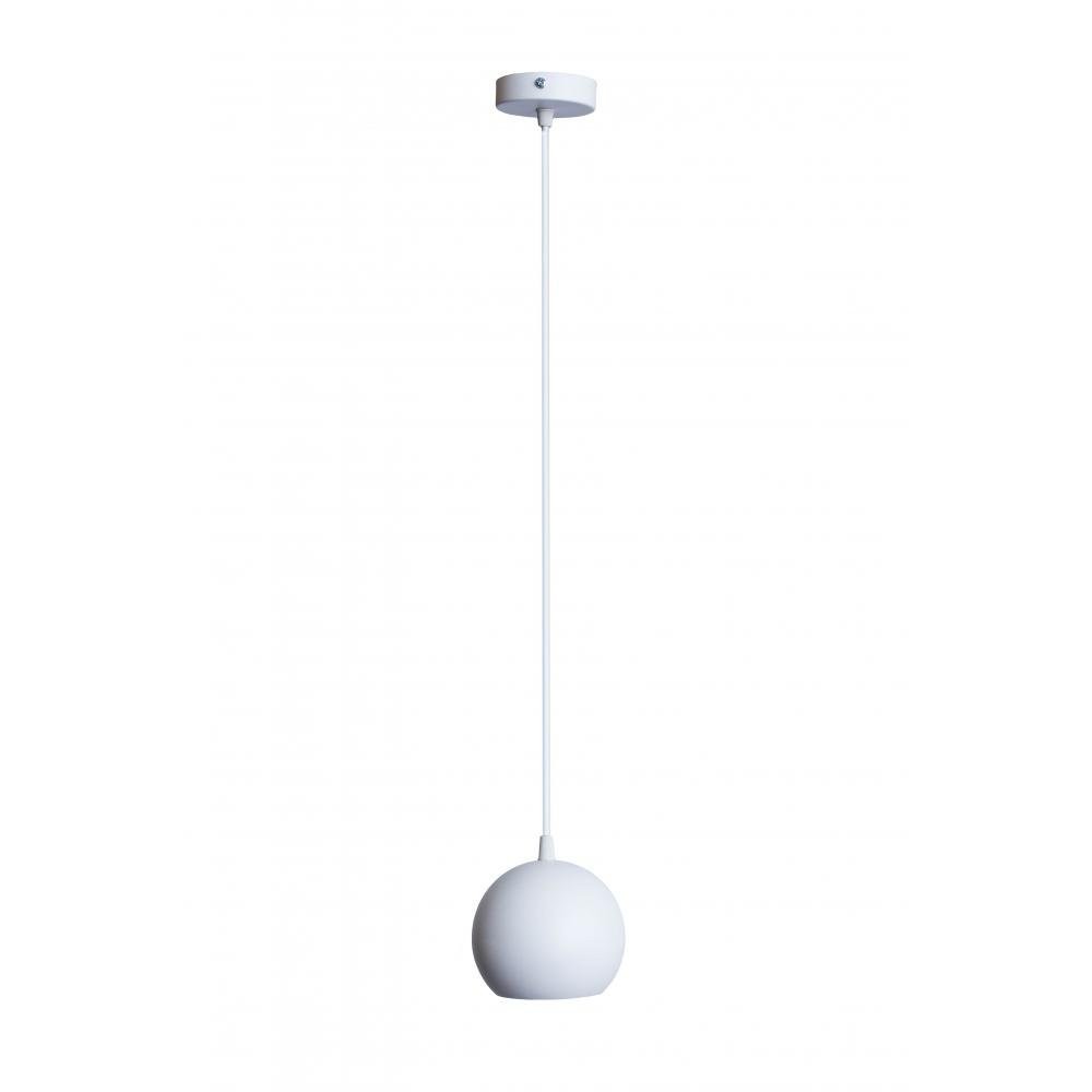

Светильник подвесной лофт 100lamp Core шар GU10 D-115мм белый (NL 6580 WH)