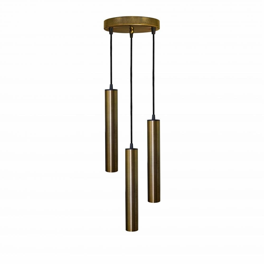 

Светильник подвесной лофт 100lamp Tube E27 бронза (NL 3522-3R BN)
