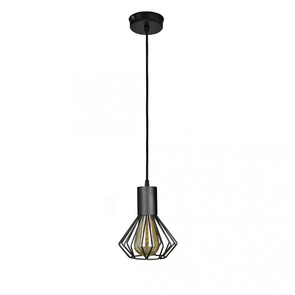 

Светильник подвесной лофт 100lamp Diadem E27 черный (NL 2215)