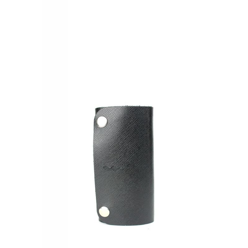 

Кожаная ключница Key Keeper черная сафьян