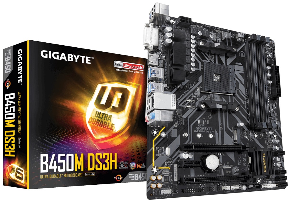 

Материнская плата Gigabyte B450M DS3H Socket AM4