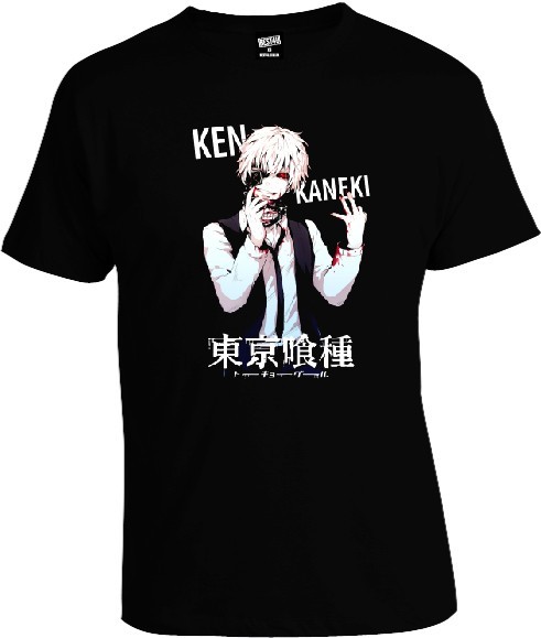 

Футболка Tokyo Ghoul Ken Kaneki Токийский Гуль Best4U Черный XXL