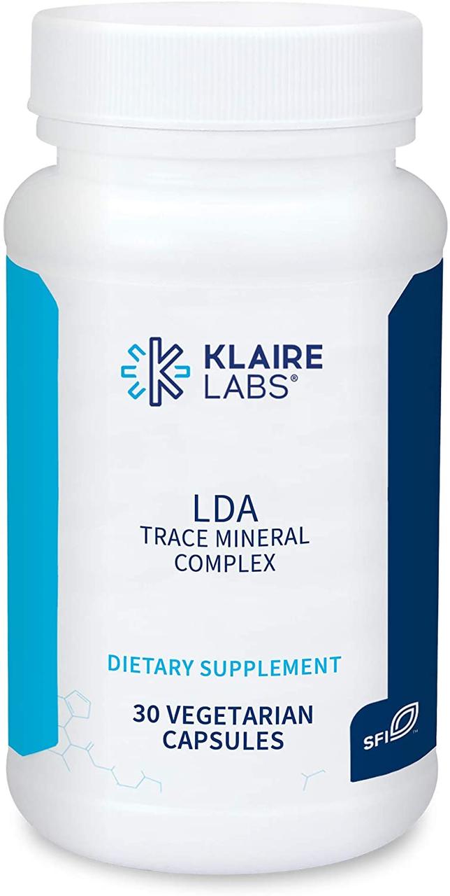 

Комплекс минералов LDA Trace Mineral Complex / 11 основных микроэлементов 30 капсул