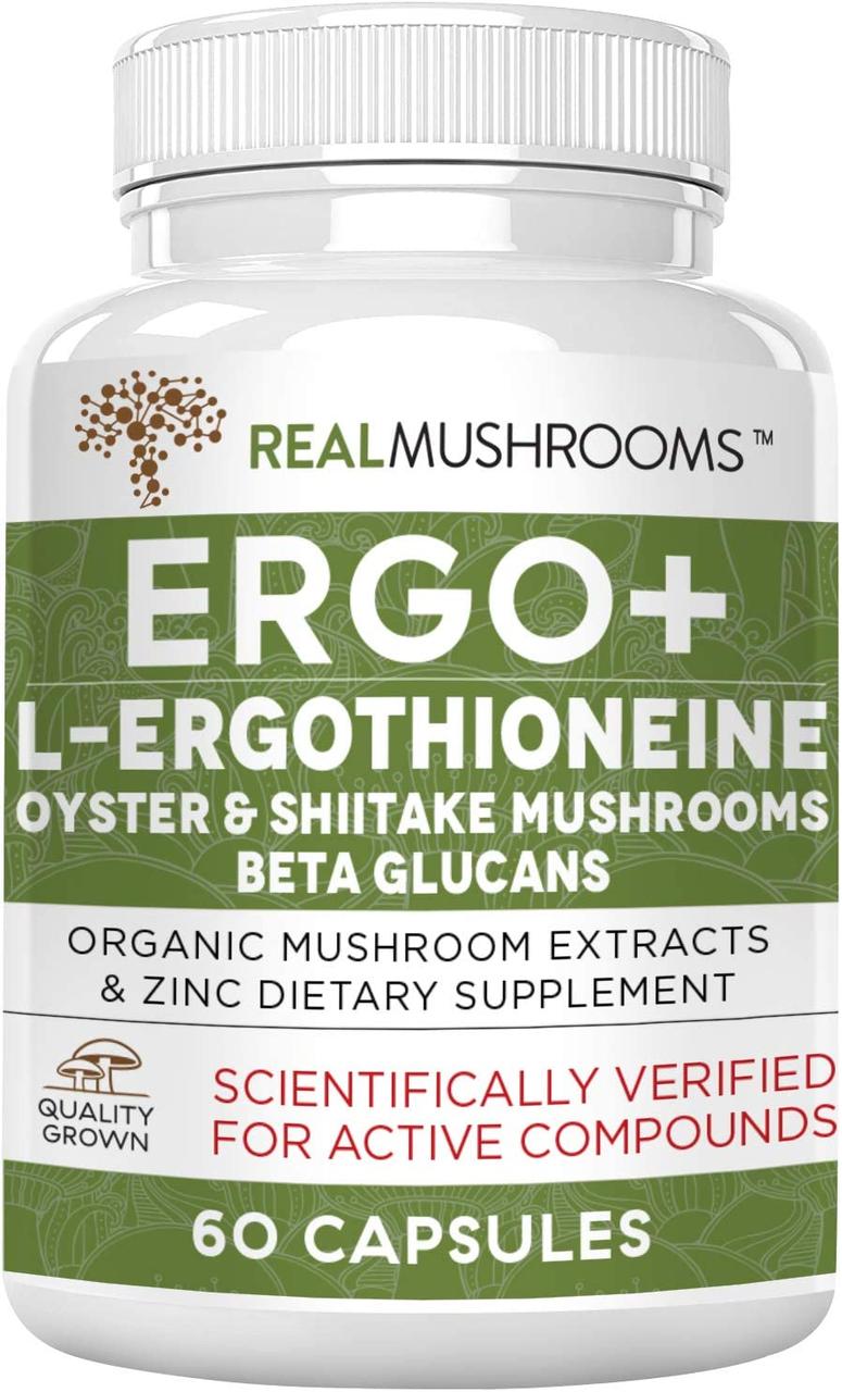 

БАД Real Mushrooms Ergo+ / Эрготионеин 60 капсул