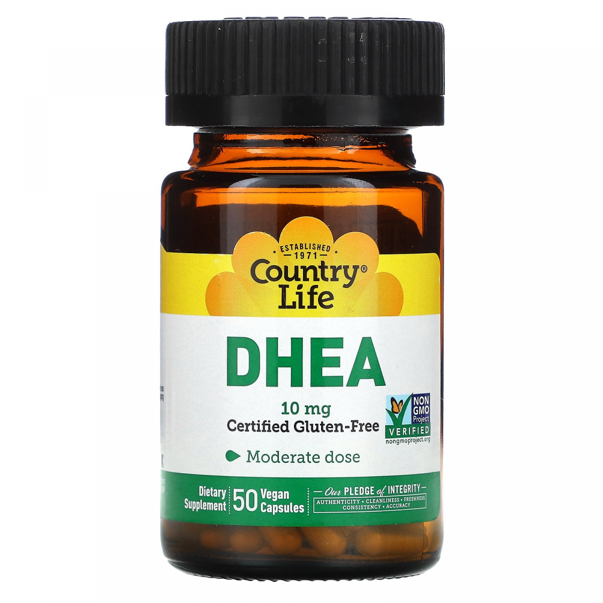 

ДГЭА Country Life (DHEA) 10 мг 50 капсул