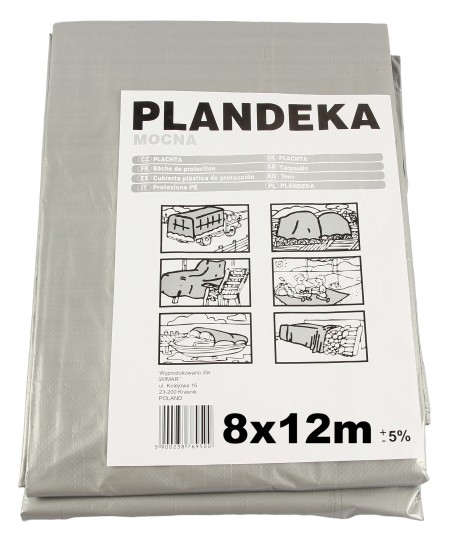 

Тент Брезент Пландека защитный (110g\m2) 8x12 Польша