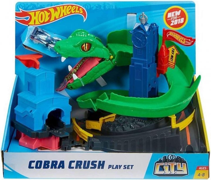 

Ігровий набір Hot Wheels Атака кобри Оригінал Хот Вілс