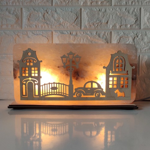 

Соляная лампа EcoDecorLamp Прямоугольная Узор 4