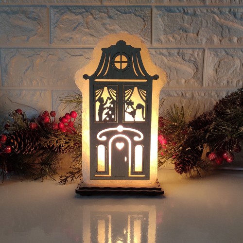 

Соляная лампа EcoDecorLamp Дом большой 7